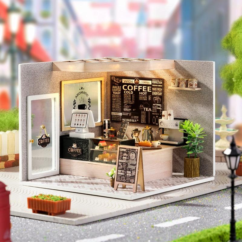 DIY Dollhouse Kit (Leisurely Coffee Shop)