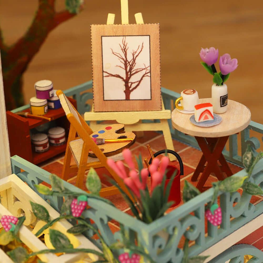 Tropical Jungle Resort Miniature DIY Kit