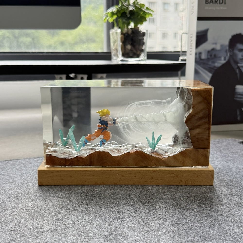 Dragon Ball Z Kakarot Resin RGB Night Light lamp Desktop Decoration