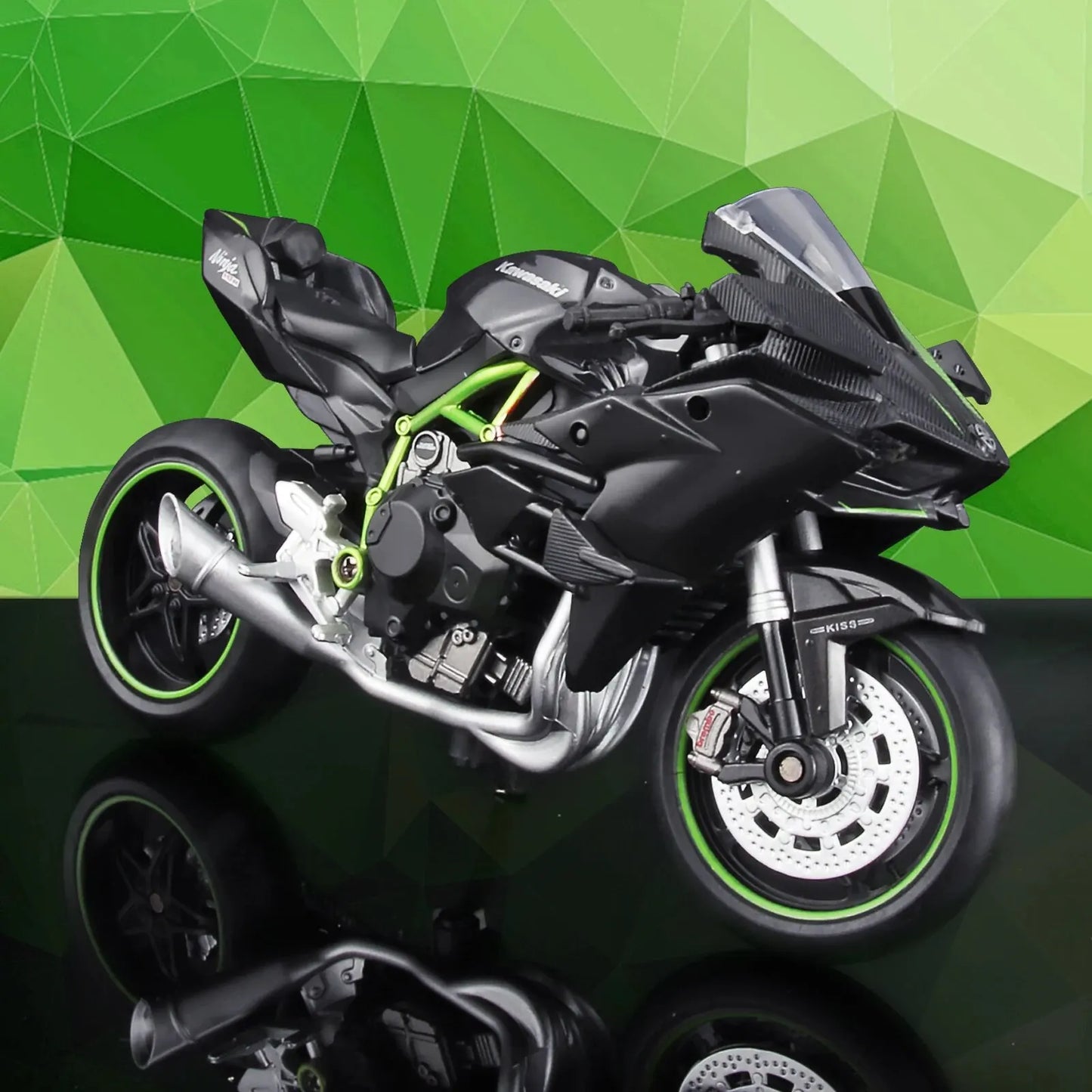 Elite 1:12 Ninja H2R Motorcycle Die-Cast Model