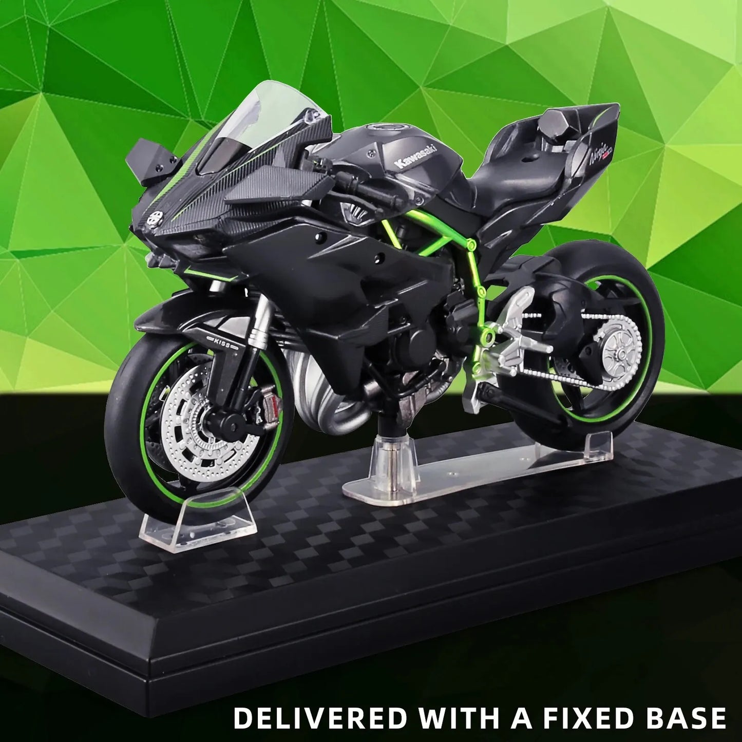 Elite 1:12 Ninja H2R Motorcycle Die-Cast Model