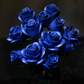 Eternal Blue Rose Bouquet Building Blocks Set