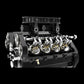 DIY V8 Engine Model That Run 28cc Gasoline/Nitro Engine KIT FS-V800