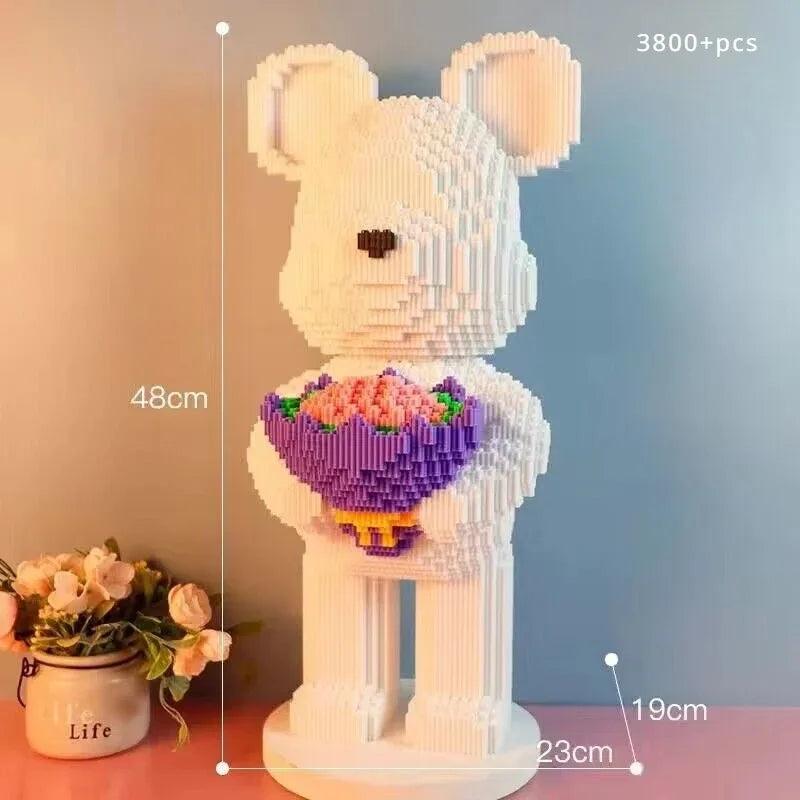 3800 Piece Large Bear Character Construction Toy - Building Blocks Set