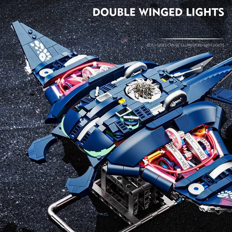 Mechanical Devil Fish Building Blocks Set