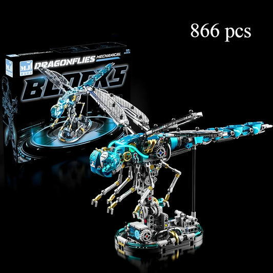 Mechanical Dragonfly Building Blocks Set