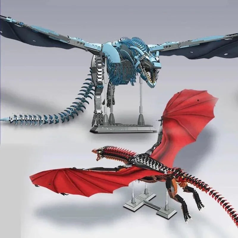 Mechanical Giant Dragon Master Building Blocks Set