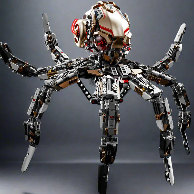 Mechanical Octopus Building Blocks Set