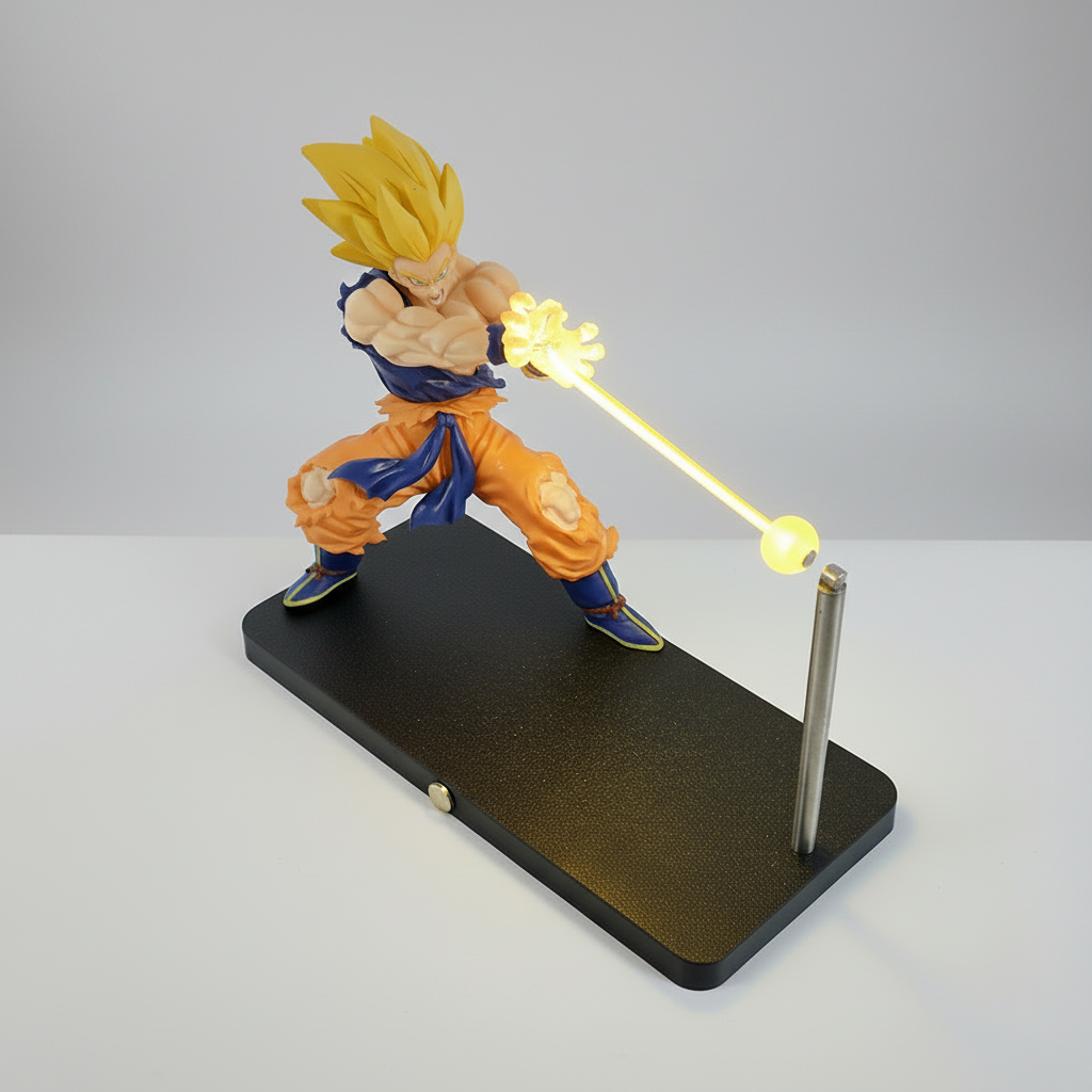 New Model Dragon Ball Super Saiyan Magnetic Light Beam Figurine