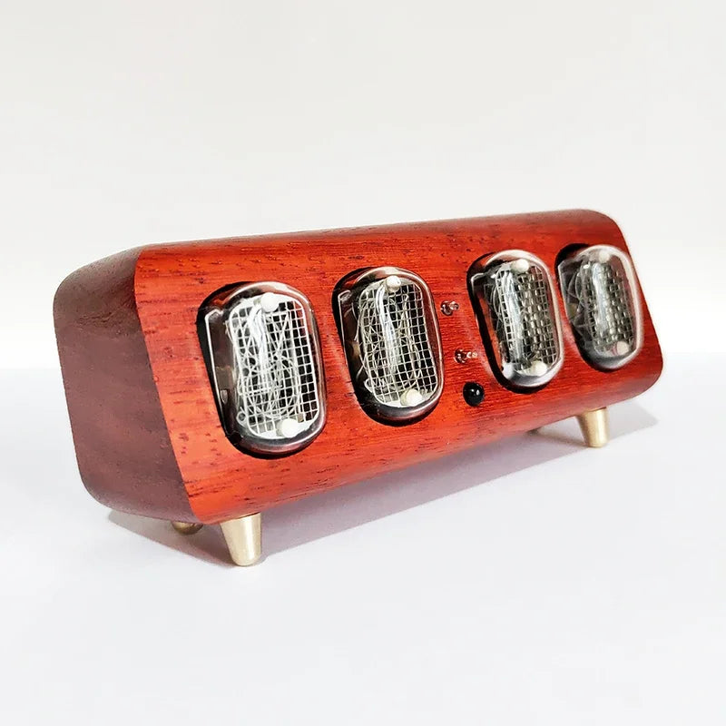 Retro Nixie Tube Digital Clock Creative Electronic Table Clock Nordic Living Room Decoration Smart Bluetooth Control