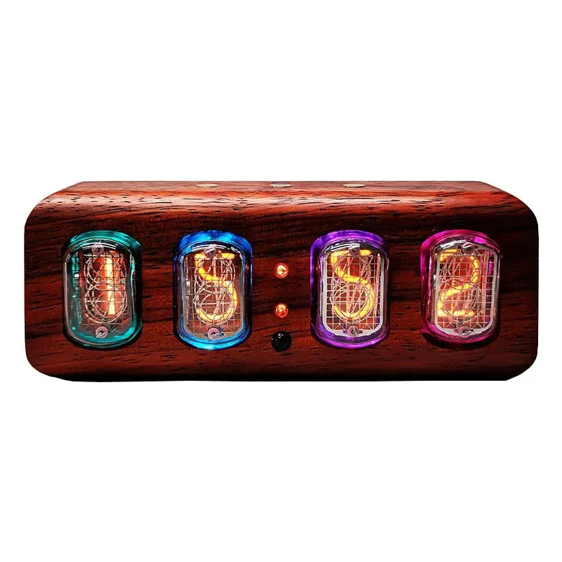 Retro Nixie Tube Digital Clock Creative Electronic Table Clock Nordic Living Room Decoration Smart Bluetooth Control