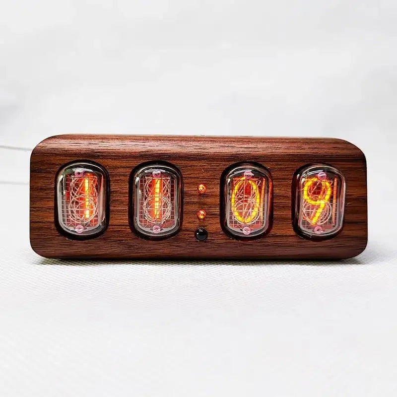 Retro Nixie Tube Digital Clock Creative Electronic Table Clock Nordic Living Room Decoration Smart Bluetooth Control