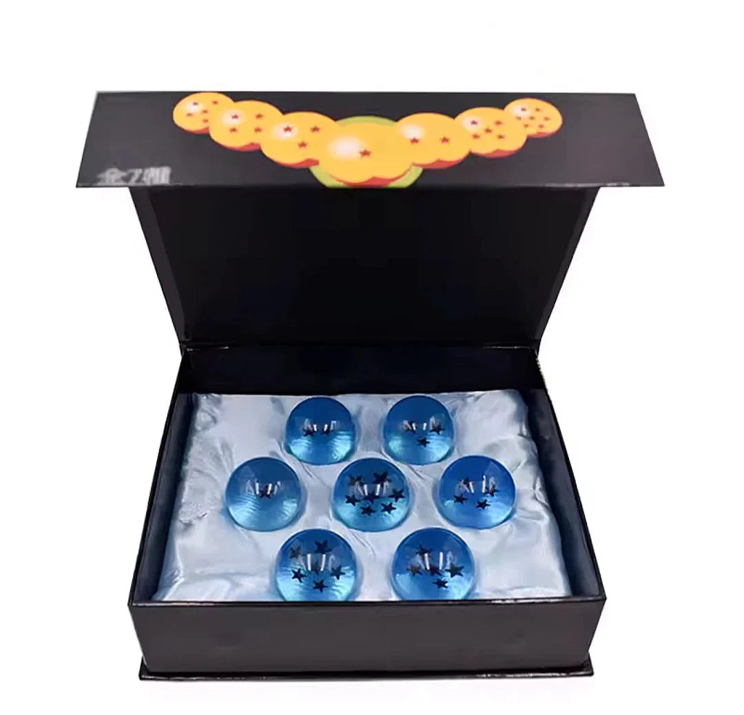 Complete 7 Stars Crystal Sphere Balls Dragon Ball Z Anime Collectible Set