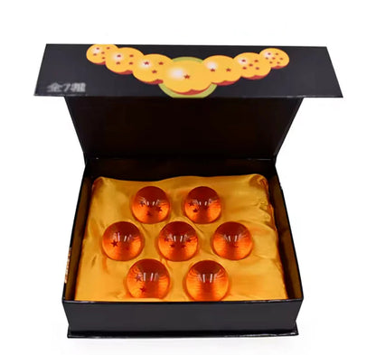 Complete 7 Stars Crystal Sphere Balls Dragon Ball Z Anime Collectible Set