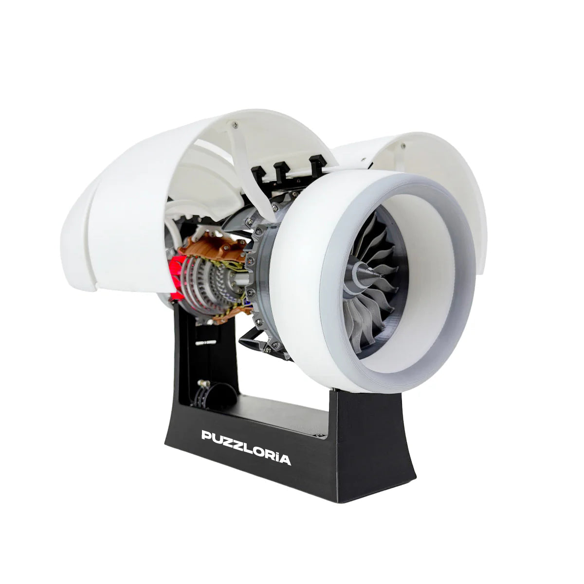 Premium Rolls Royce Trent 900 Turbofan Engine Model with Motorized Blades